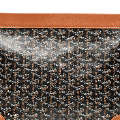 Goyard Goyardine Conti Pouch Black Gold 7 of 9