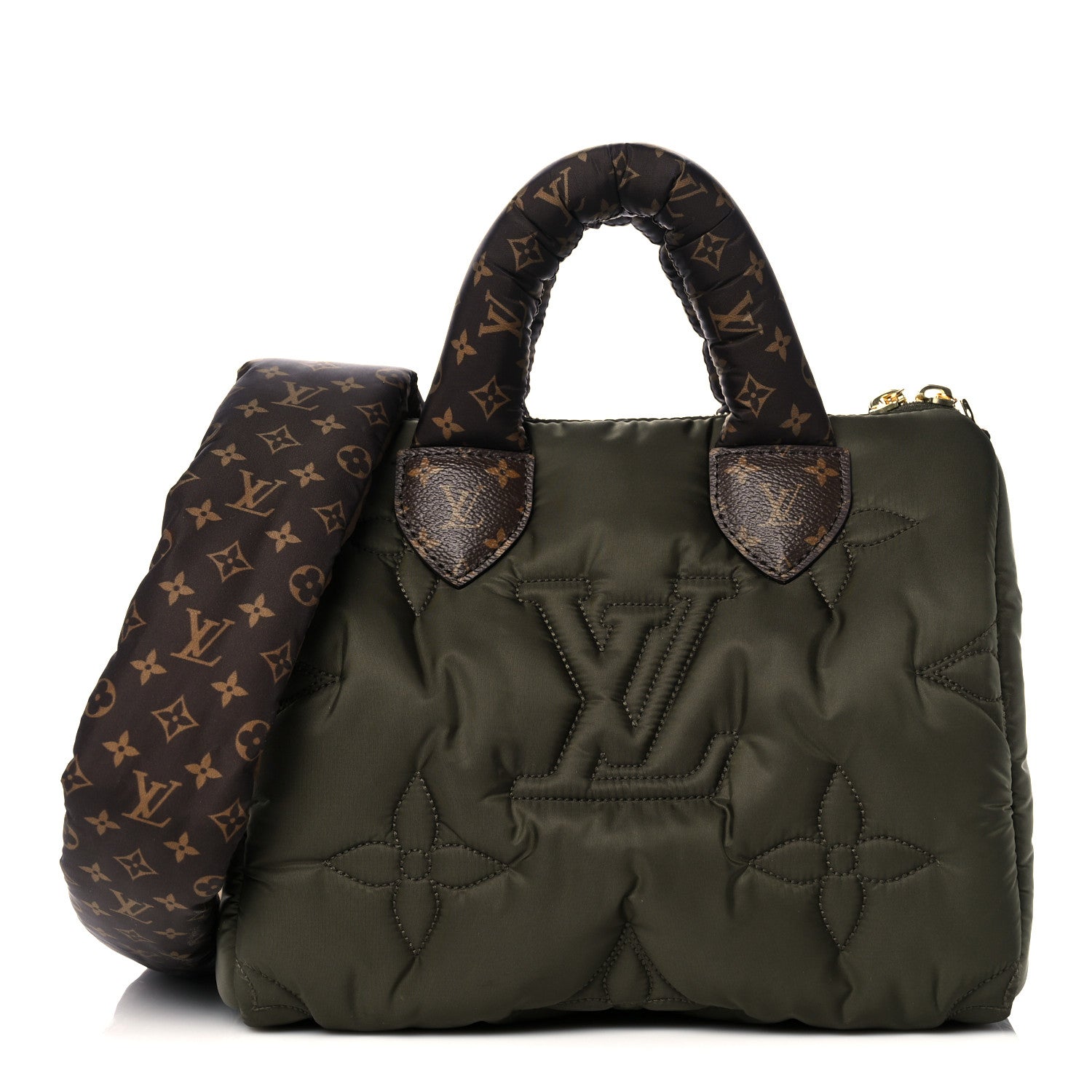 Louis Vuitton Econyl Mini Monogram Pillow Speedy Bandouliere 25 Khaki 1 of 8