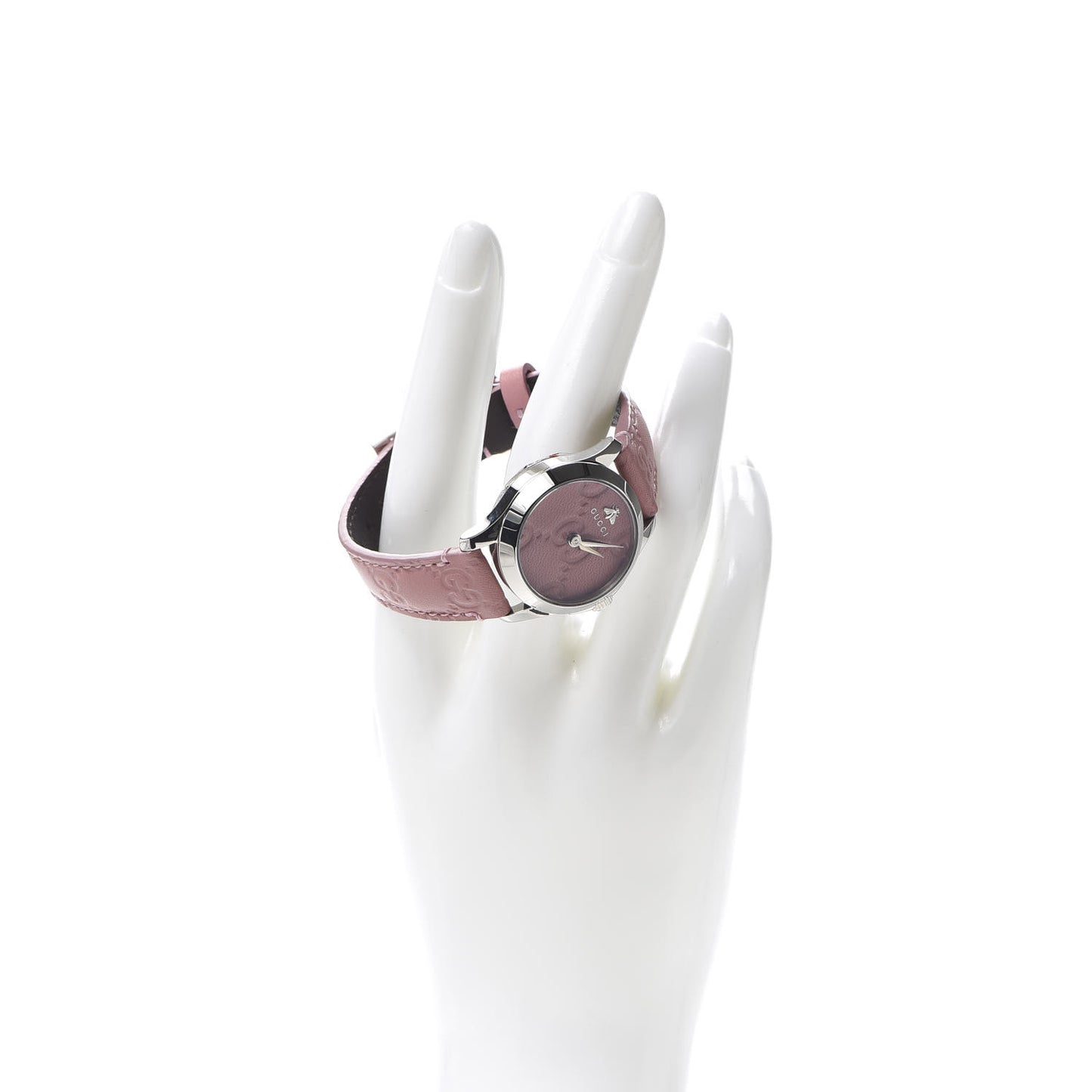 Stainless Steel Calfskin 27mm G-Timeless Quartz Watch Pink
