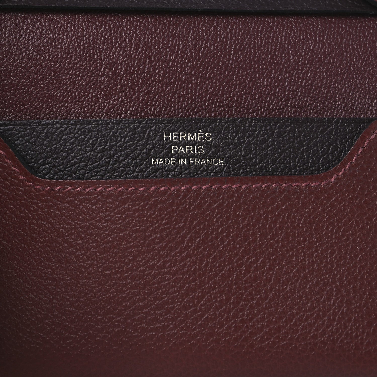 Hermes Evercolor Bi-Color RMS Card Holder Rouge H Rouge Sellier 7 of 9