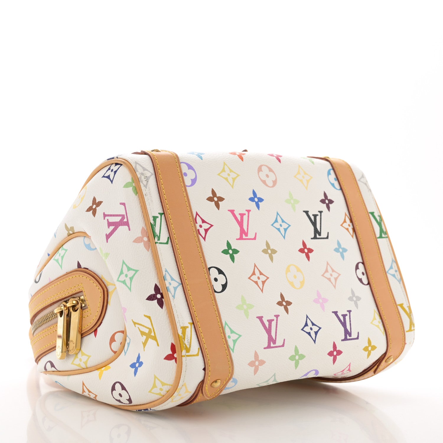 Louis Vuitton Monogram Multicolor Priscilla White 4 of 14