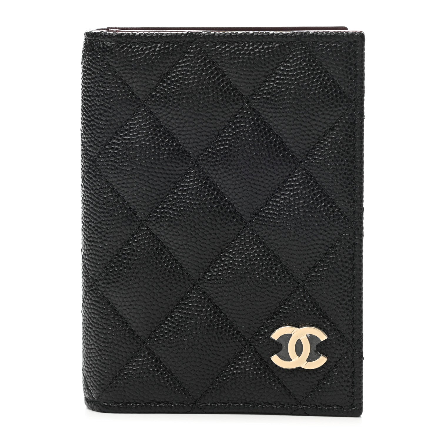 Chanel Caviar Quilted Card Holder Wallet Black 1 of 9