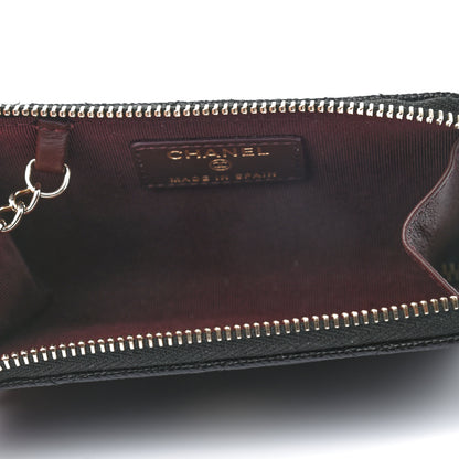 Chanel Caviar Quilted Key Holder Case Black 5 of 7