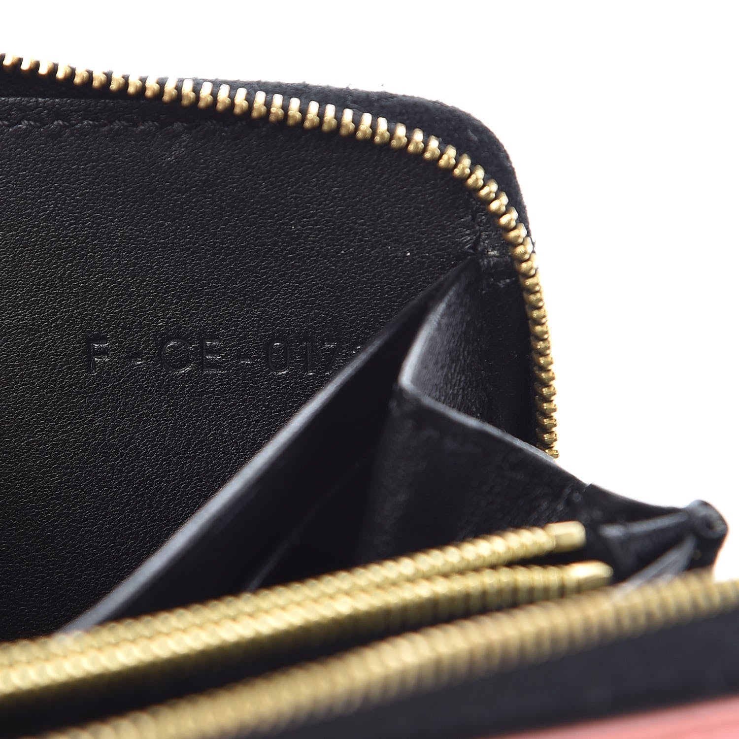 Celine Spazzolato Calfskin Large Zip Around Multifunction Wallet Pink 7 of 7