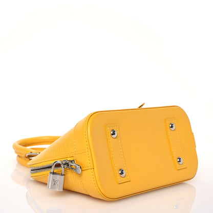 Louis Vuitton Epi Alma BB Citron 3 of 13
