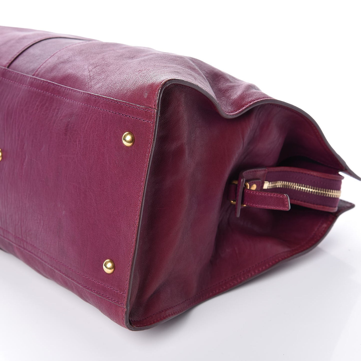 Sheepskin Large Cabas ChYc Black Cherry