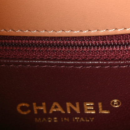 Chanel Lambskin Quilted Small Trendy CC Dual Handle Flap Bag Camel 7 of 11