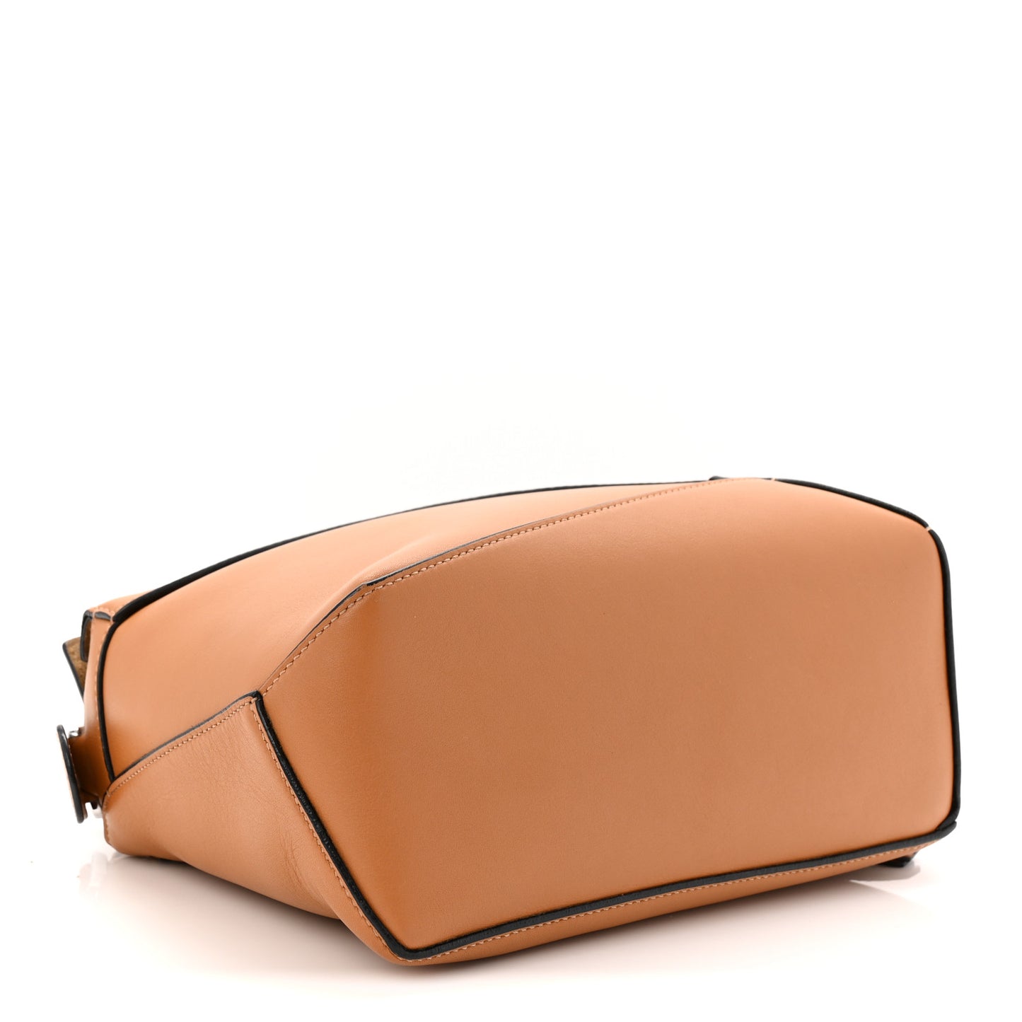 Calfskin Small Puzzle Edge Bag Warm Desert