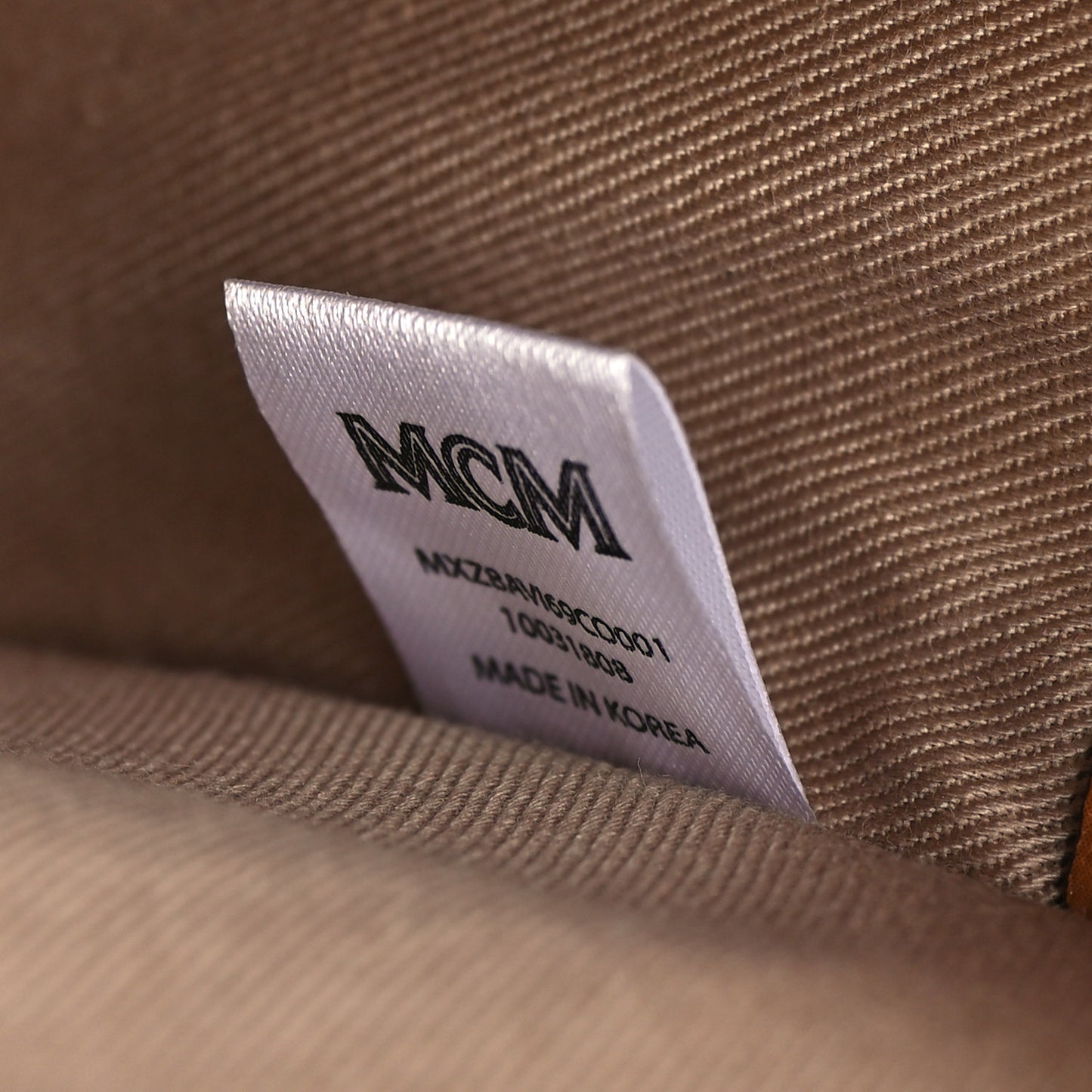 Visetos Small Zip Pouch Cognac