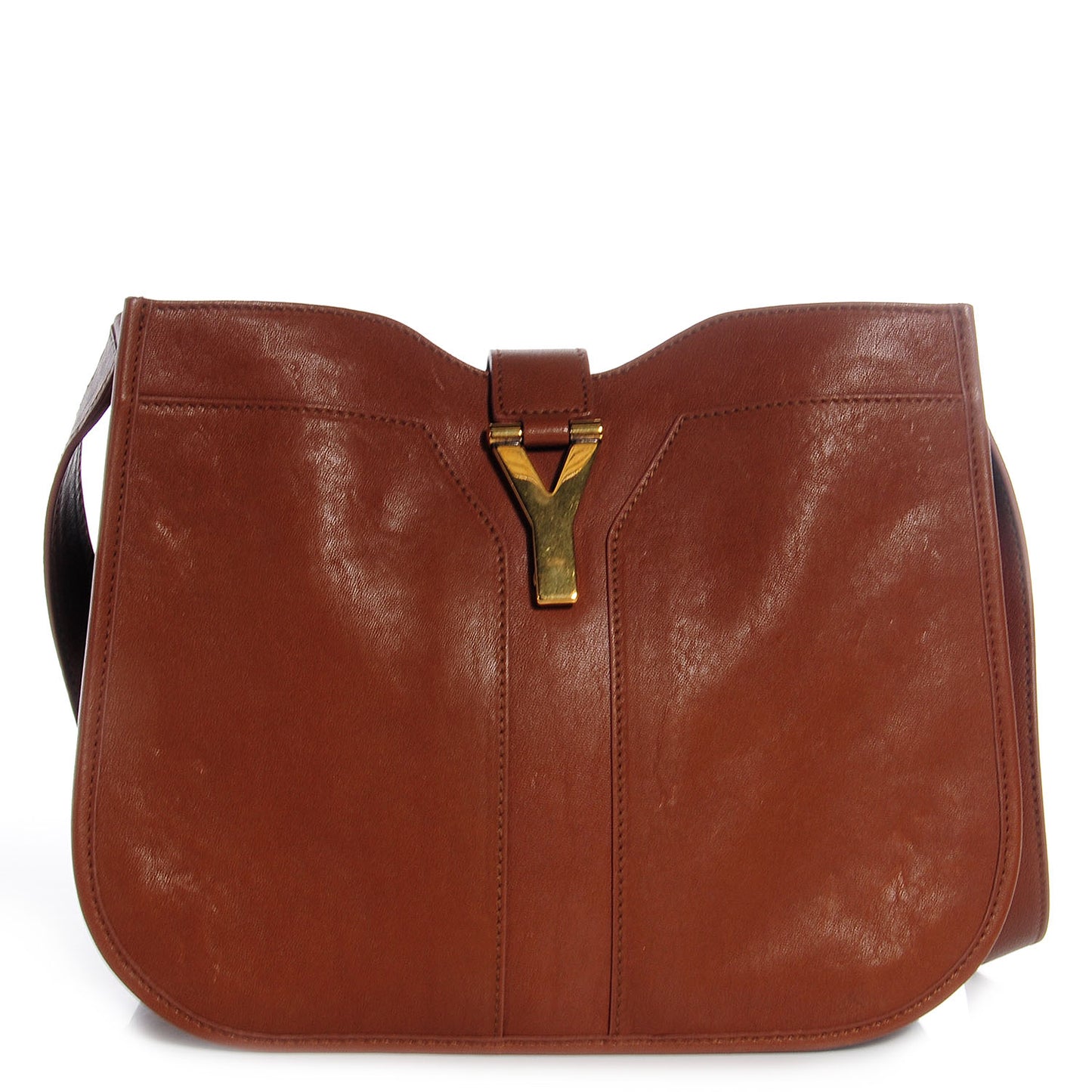 Leather Medium Chyc Shoulder Bag Whiskey