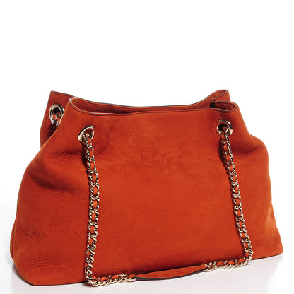 Gucci Vitello Range Medium Soho Chain Shoulder Bag Old Whisky 3 of 9