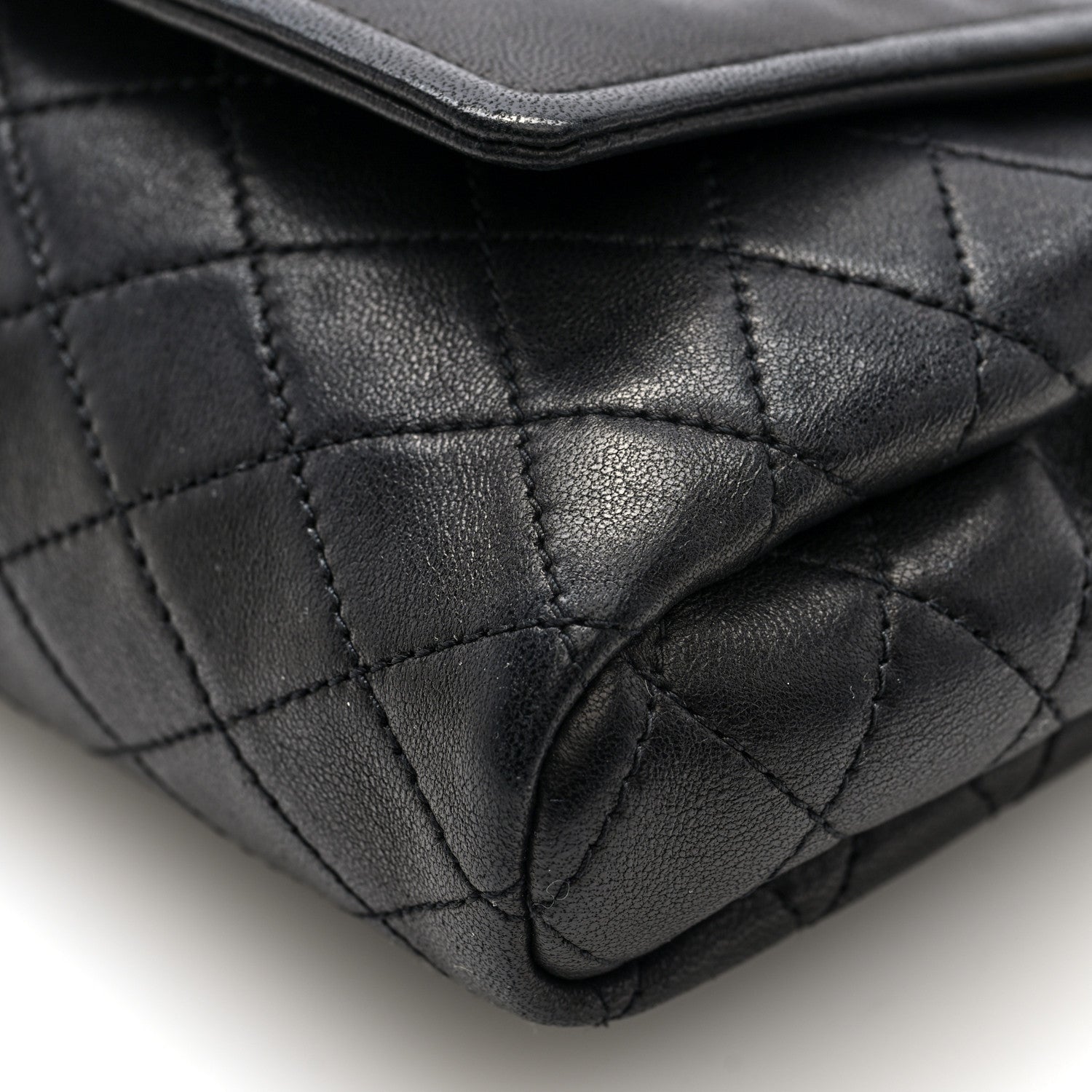 Saint Laurent Lambskin Quilted Monogram Mini Nolita Black 9 of 9