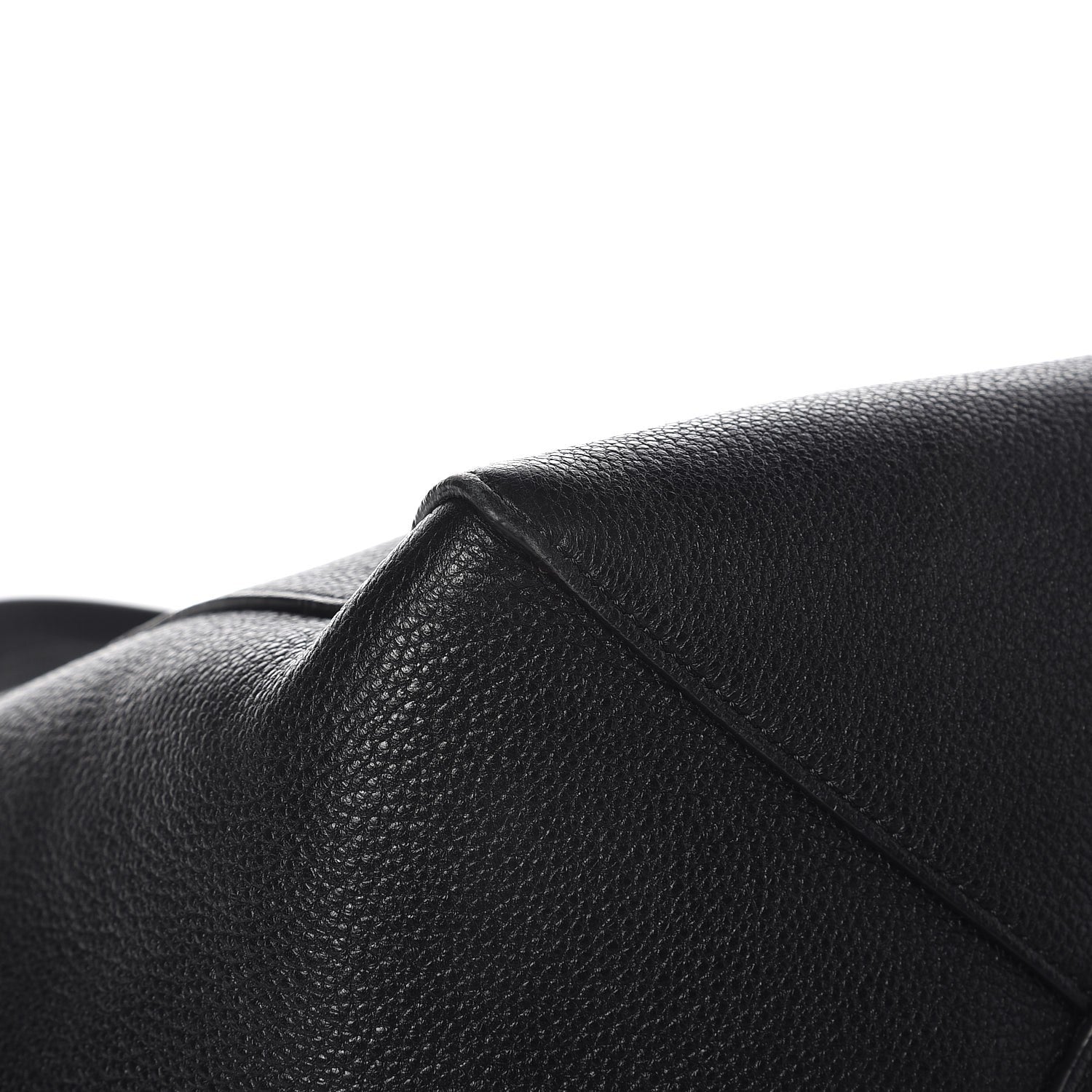 Celine Soft Grained Calfskin Small Belt Cabas Phantom Black 10 of 11