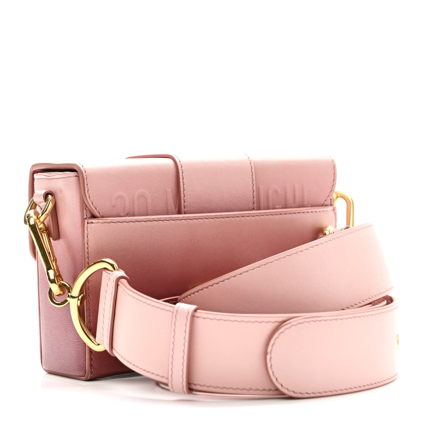 Gradient Smooth Calfskin Gradient 30 Montaigne Box Bag Rose Multicolor