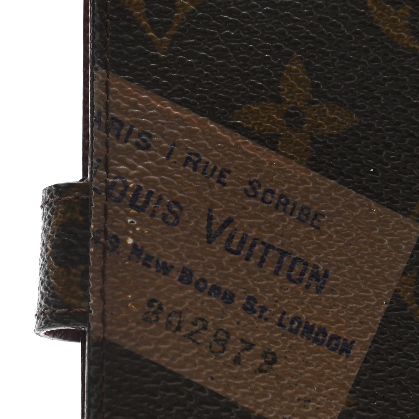 Monogram Labels Small Ring Agenda Cover