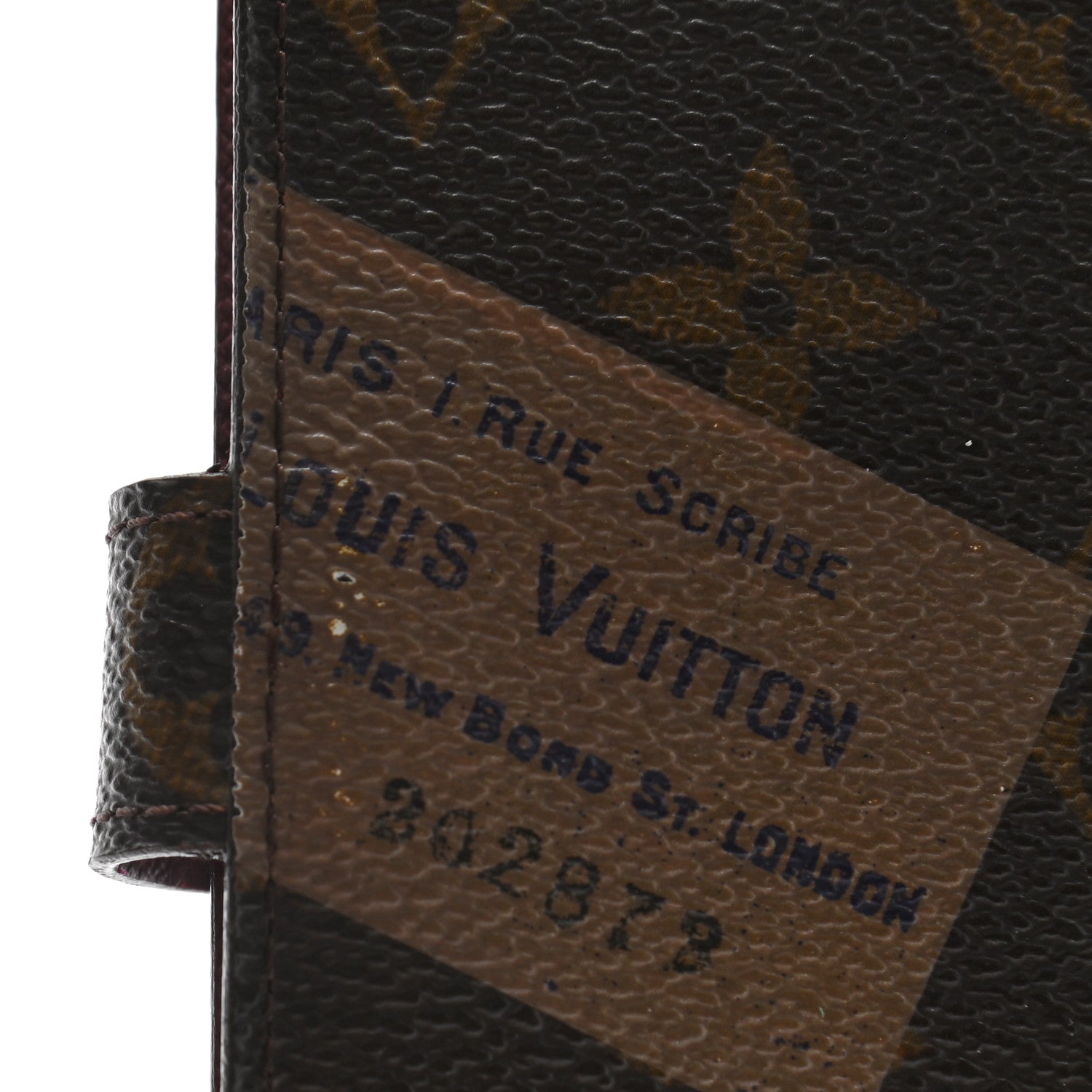 Louis Vuitton Monogram Labels Small Ring Agenda Cover 8 of 10