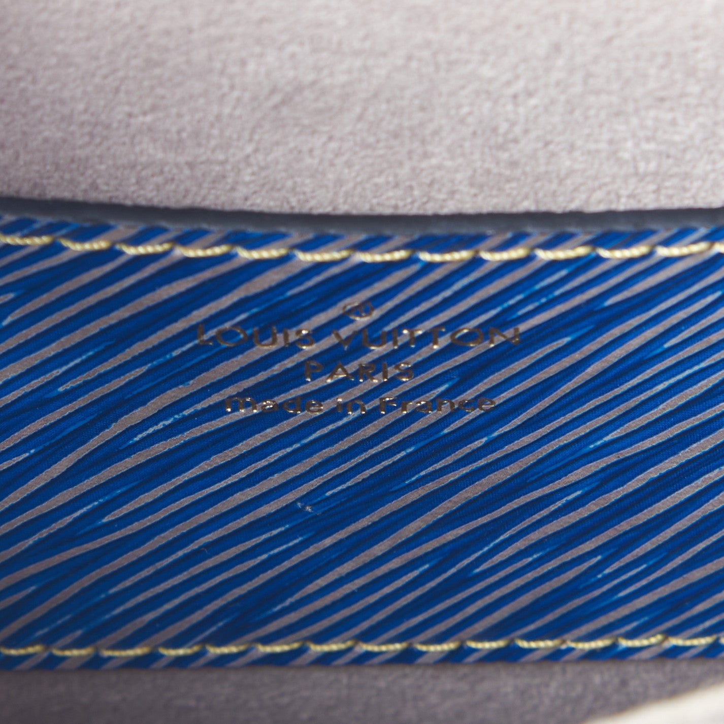 Epi Twist Shoulder Bag MM Denim Light