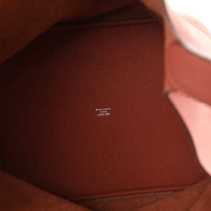 Hermes Taurillon Clemence Picotin Lock 26 GM Rose Thè 5 of 9