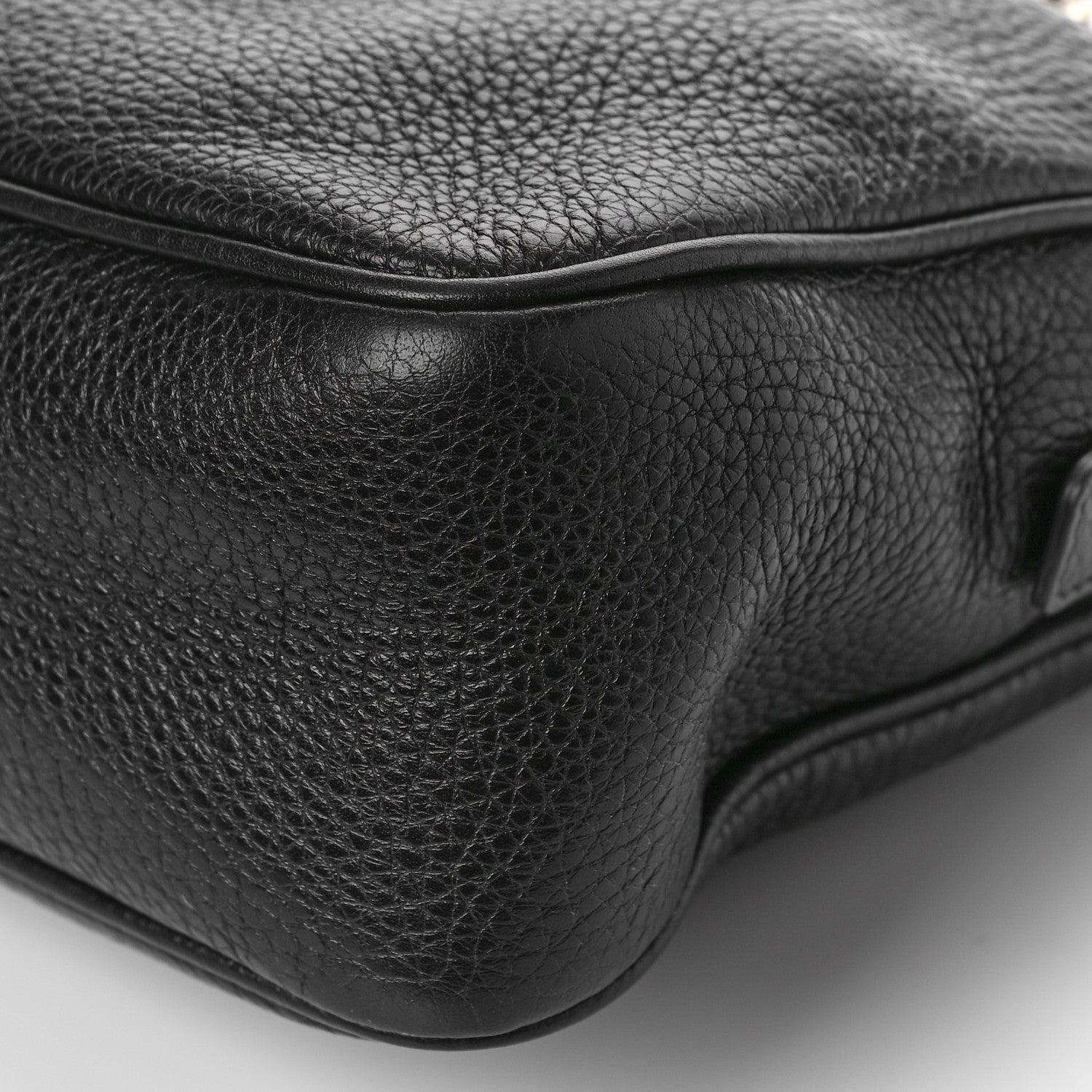 Gucci Pebbled Calfskin Small Soho Bowler Black 9 of 12
