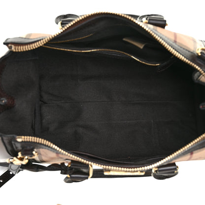 Burberry Haymarket Check Small Gladstone Chocolate 5 of 16