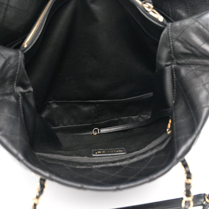 Chanel Lambskin Quilted Large Tote Black 6 of 16