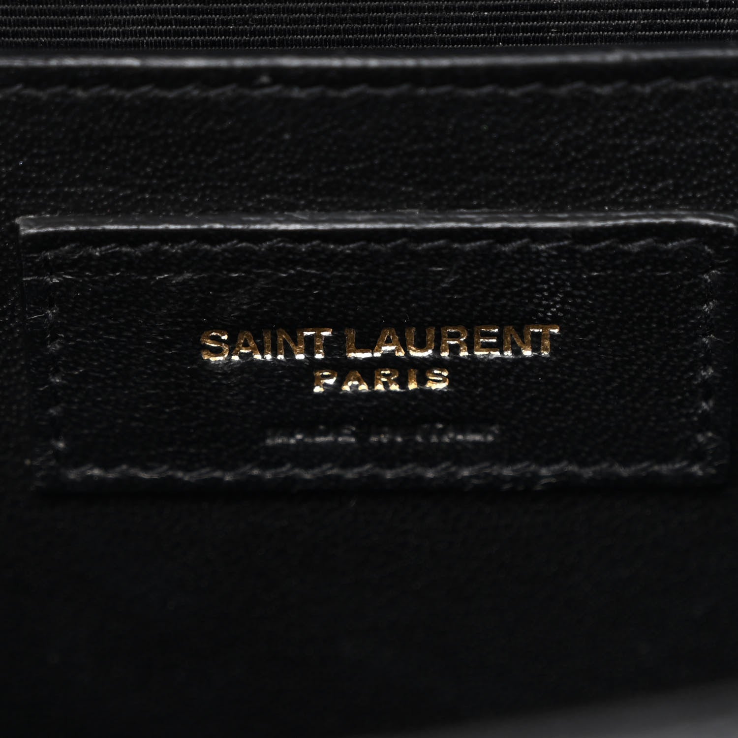 Saint Laurent Grain De Poudre Textured Mixed Matelasse Triquilt Medium Monogram Satchel Black 6 of 11