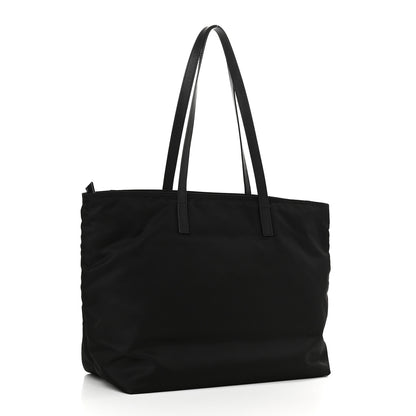 Prada Tessuto Nylon Saffiano Tote Black 2 of 7