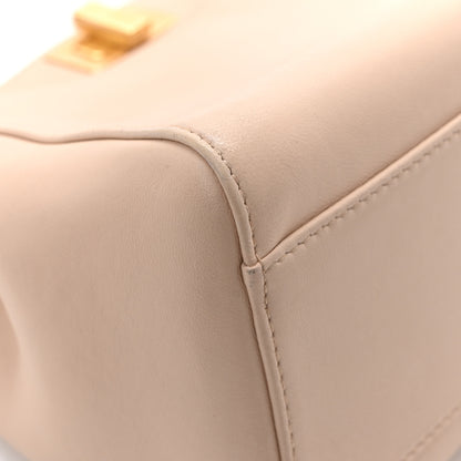 Fendi Nappa Mini Peekaboo Iconic Satchel Rosa Plaster 13 of 17
