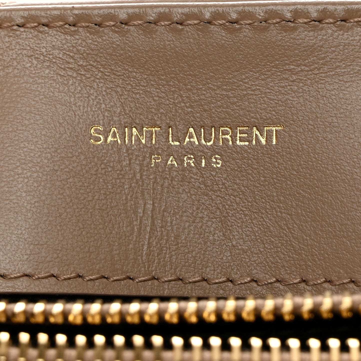 Calfskin Y Quilted Monogram Small Loulou Chain Satchel Dark Beige