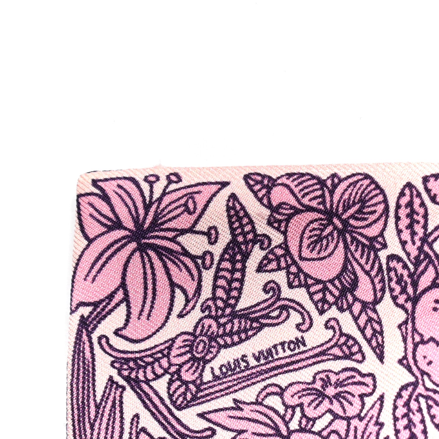 Louis Vuitton Silk Jeu De Louis BB Bandeau Pink 2 of 3