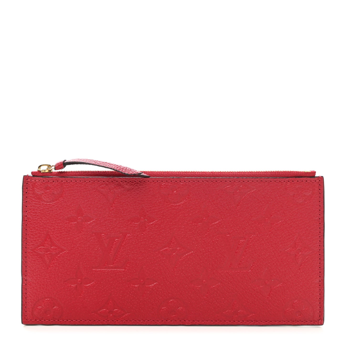 Empreinte Felicie Chain Wallet Zippered Insert Cherry