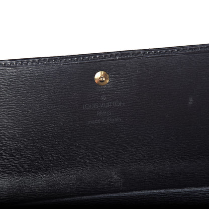 Louis Vuitton Epi Sarah Wallet Black 5 of 9