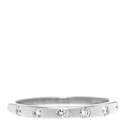 Bulgari Platinum Diamond Fedi Wedding Band Ring 47 4 1 of 4