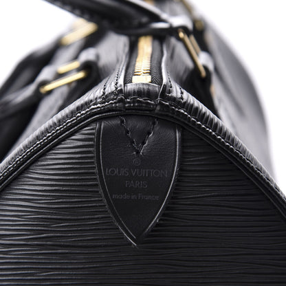 Louis Vuitton Epi Speedy 25 Black 8 of 14