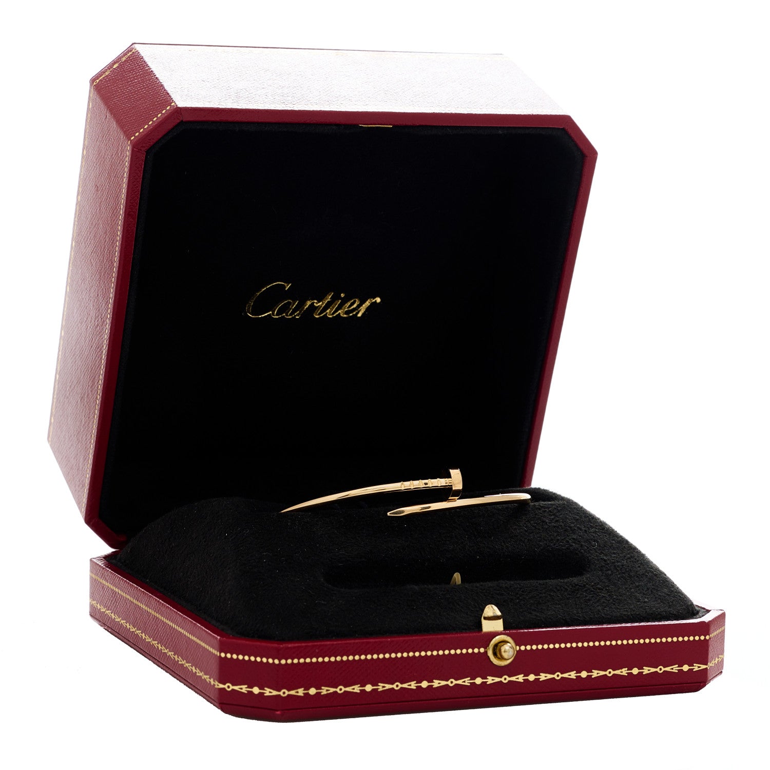 Cartier 18K Yellow Gold Small Juste Un Clou Bracelet 17 4 of 4