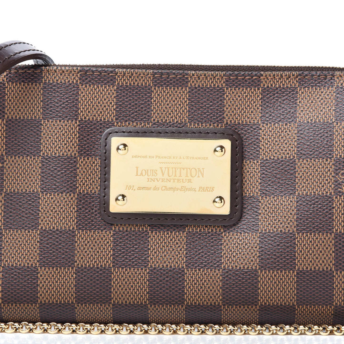 Damier Ebene Eva Clutch