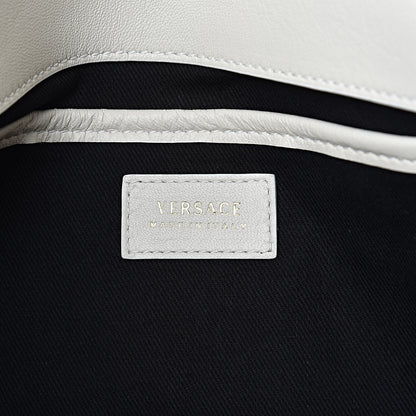 Versace Calfskin Icon Quilted Flap White 6 of 9