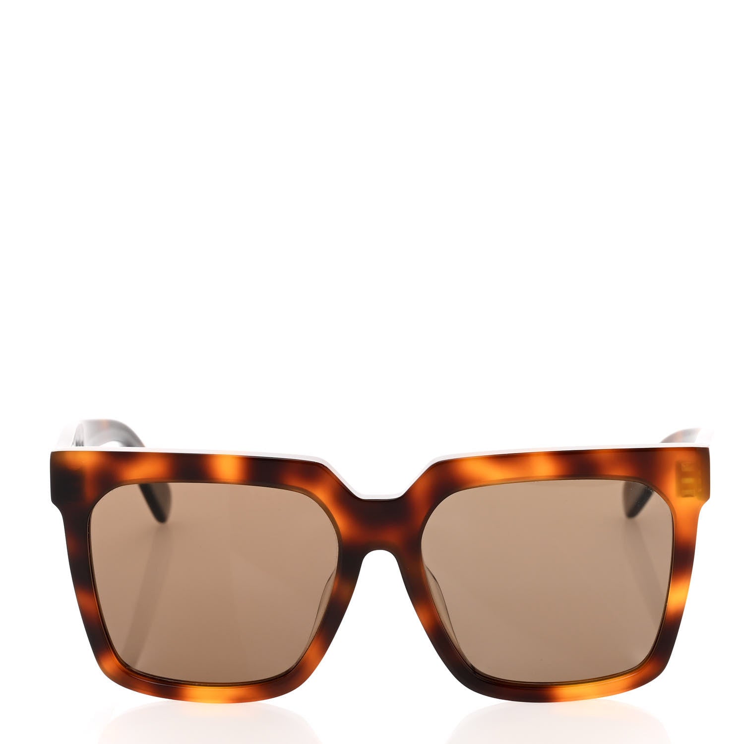 Celine Acetate Polarized Oversized Sunglasses CL4055FN Tortoise 2 of 7