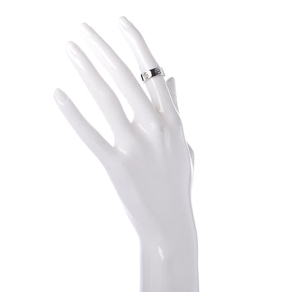 Cartier 18K White Gold 5.5mm LOVE Ring 48 4.5 2 of 4