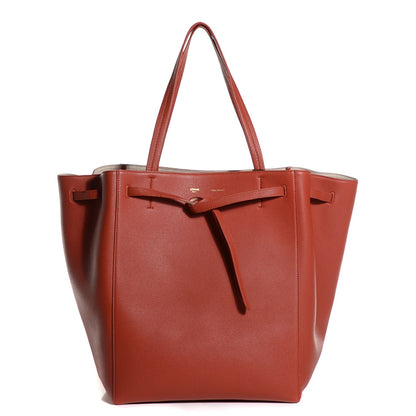 Celine Soft Grained Calfskin Medium Cabas Phantom Brick 1 of 8