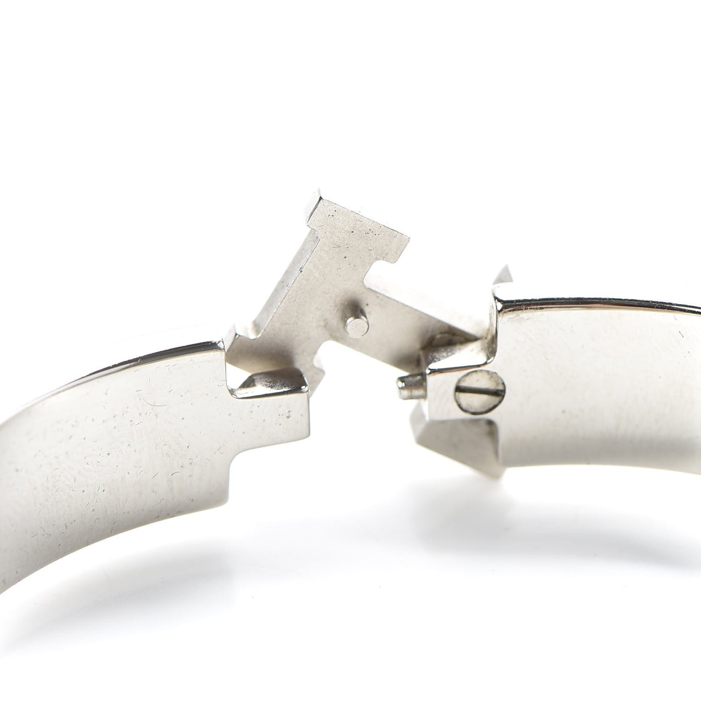 Enamel Narrow Clic Clac H Bracelet PM Orange