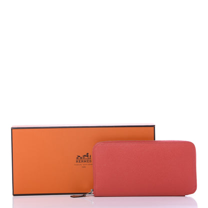 Hermes Epsom Silk'In Wallet Rose Jaipur 7 of 7