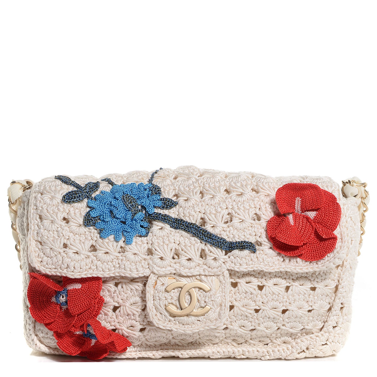 Crochet Camellia Small Flap