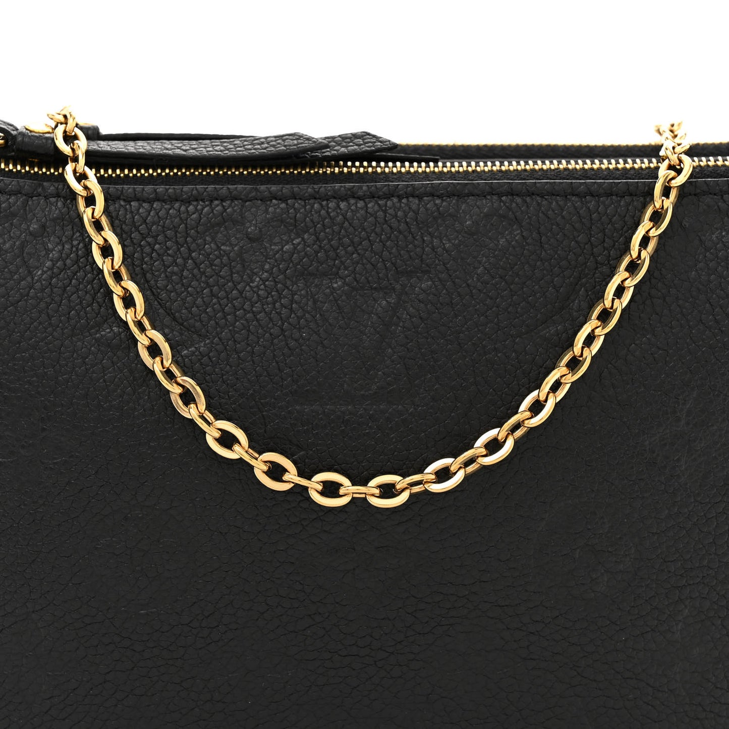 Empreinte Double Zip Pochette Black