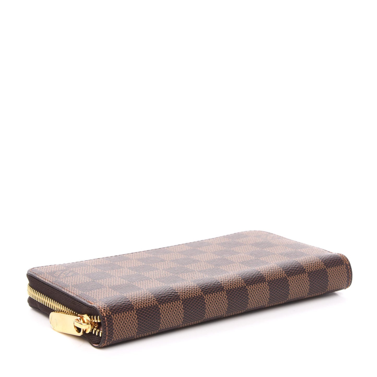 Damier Ebene Zippy Wallet Rose Ballerine