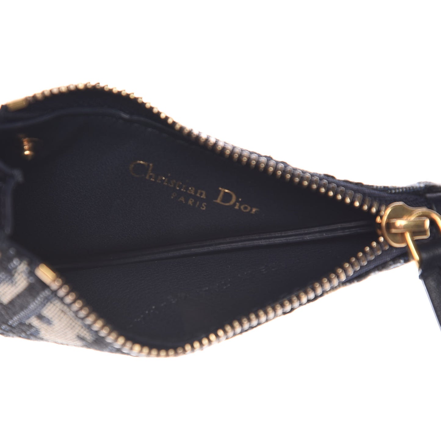 Oblique Saddle Coin Purse Blue