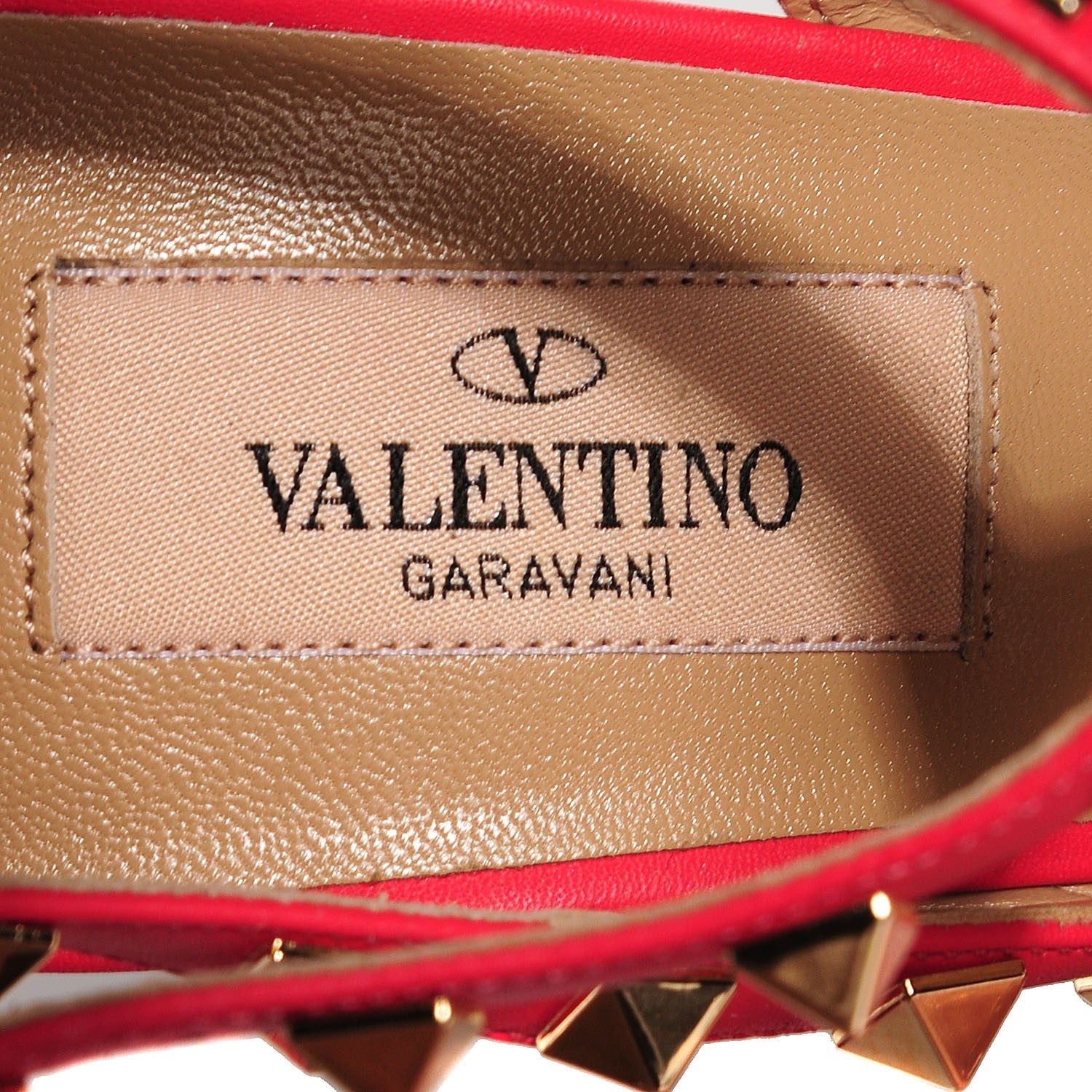 Valentino Garavani Nappa Rockstud Ankle Strap 100mm Pumps 37.5 Deep Rose 7 of 7