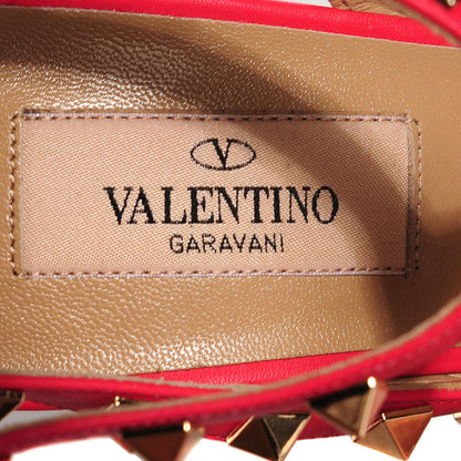 Valentino Garavani Nappa Rockstud Ankle Strap 100mm Pumps 37.5 Deep Rose 7 of 7