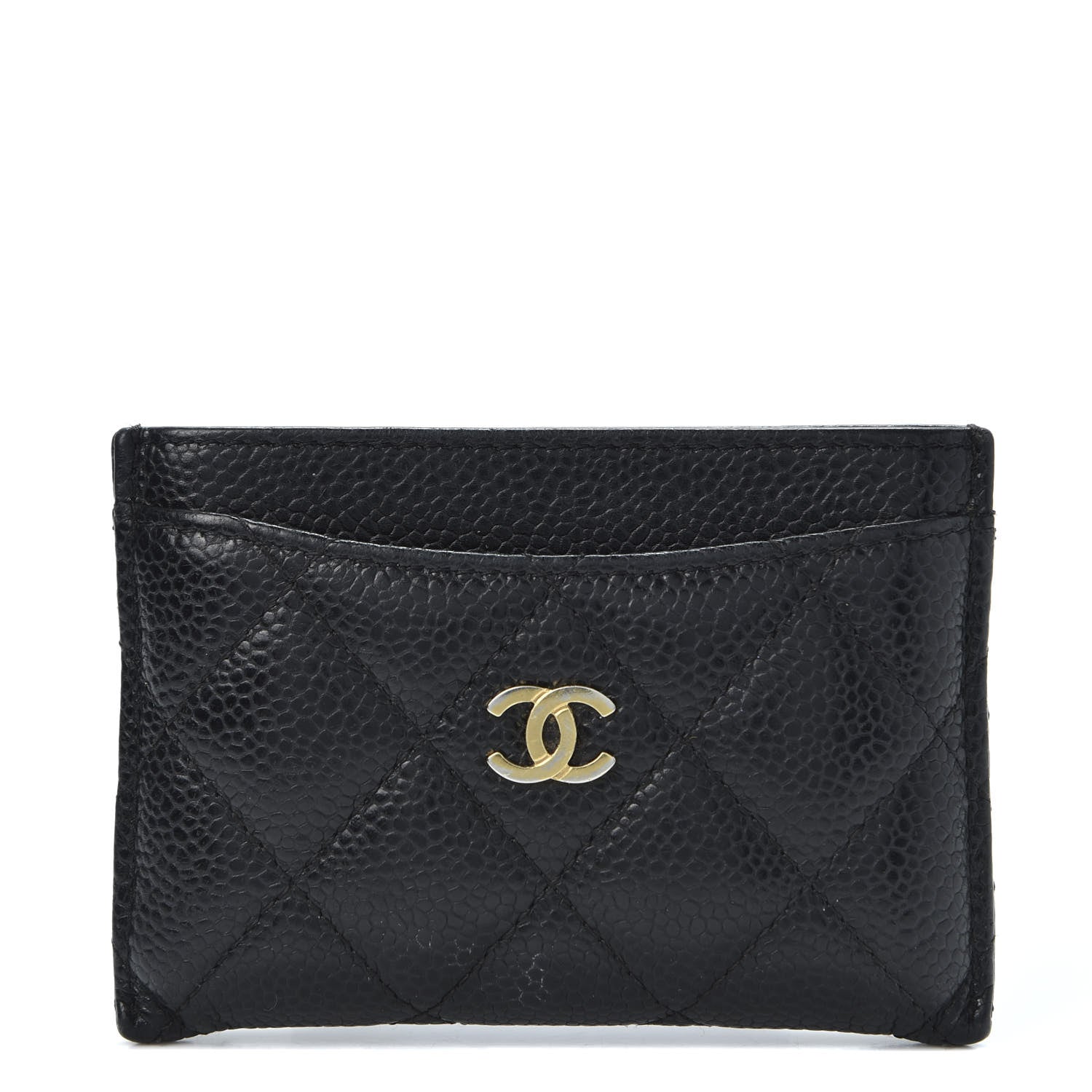 Chanel Caviar Quilted Card Holder Black 1 of 10