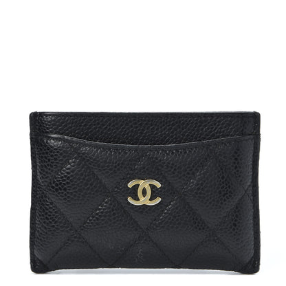 Chanel Caviar Quilted Card Holder Black 1 of 10